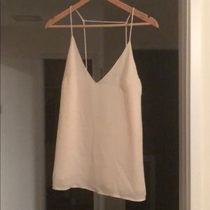 Cream backless cami from Revolve